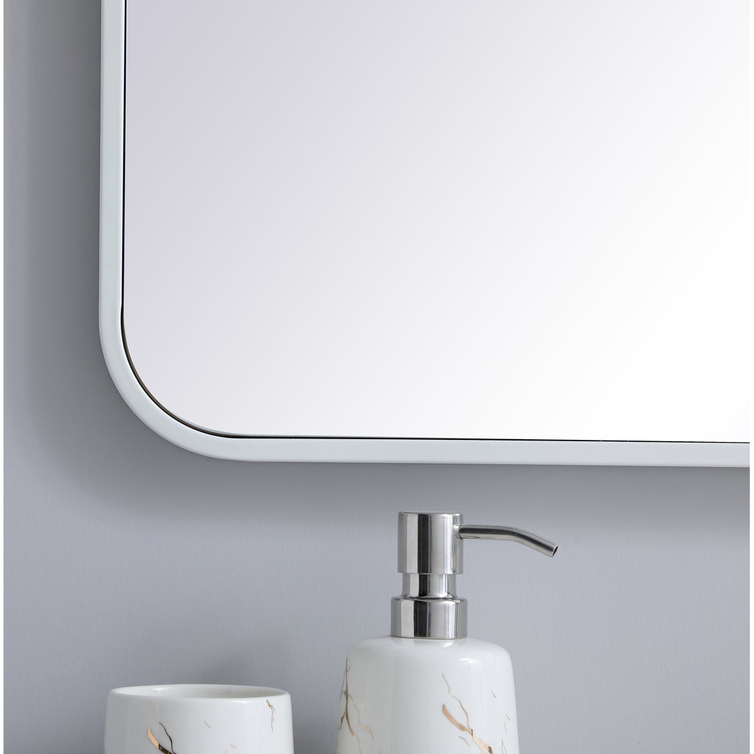 Sabine Metal Rounded Rectangle Wall Mirror